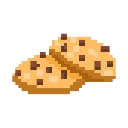 dois cookies em pixel